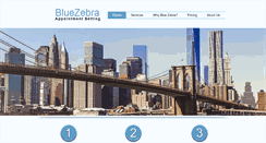 Desktop Screenshot of bluezebraappointmentsetting.com